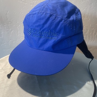 VTG Columbia Sportswear Hat Cap Mens L 5 Panel Winter Trapper Removable Liner