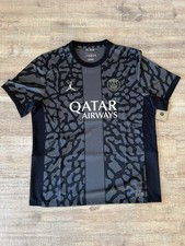 Original Nike Jordan 2023-34 Paris Saint-Germain PSG drittes Trikot schwarz XL