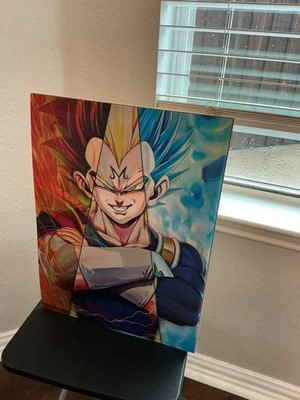 3D Motion Effect Lenticular Poster- Anime Style Super Warrior Artwork Wall decor