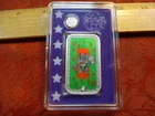 Postal Express Mint 1 Oz .999 Silver Jack of Diamonds Colorized Art Bar 15/500