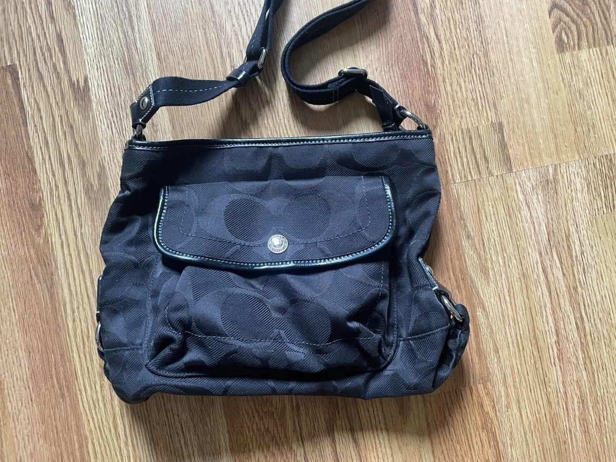 Coach Blue Signature Handbag for sale | eBay