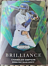 2022 Panini Prizm Draft Picks Brilliance Chandler Simpson Rookie Card #BR-CS RC