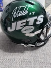 Justin Fields Signed Autograph Full Size NY Jets Speed Replica Helmet- Beckett
