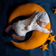 Newborn Photography Props Boy Crochet Clothes Hat Pants Romper Costume