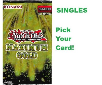 Maximum Gold (MAGO) Yugioh Singles Choose Your Card! Premium Gold Rare Holos +