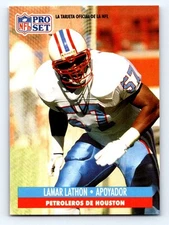 1991 Pro Set Spanish #87 Lamar Lathon Fresh Break EX-EXMINT