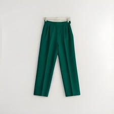 Vintage PENDELTON Womens Pants Wool Trousers Turquoise High Waist Pleated Sz 6