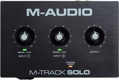 M-Audio M-Track Solo USB Audio Interface Musikinstrument