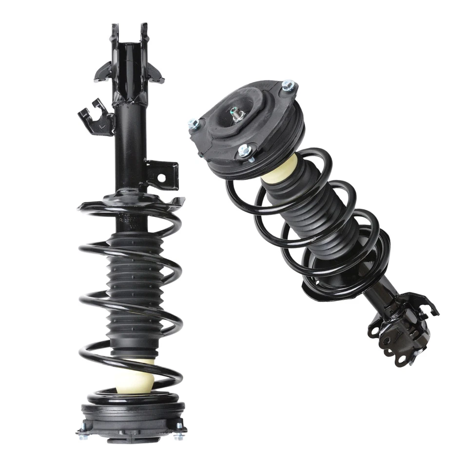 Par de conjuntos completos de puntal delantero y muelle helicoidal para Nissan Versa 2007-2012 Foto 3 de 4