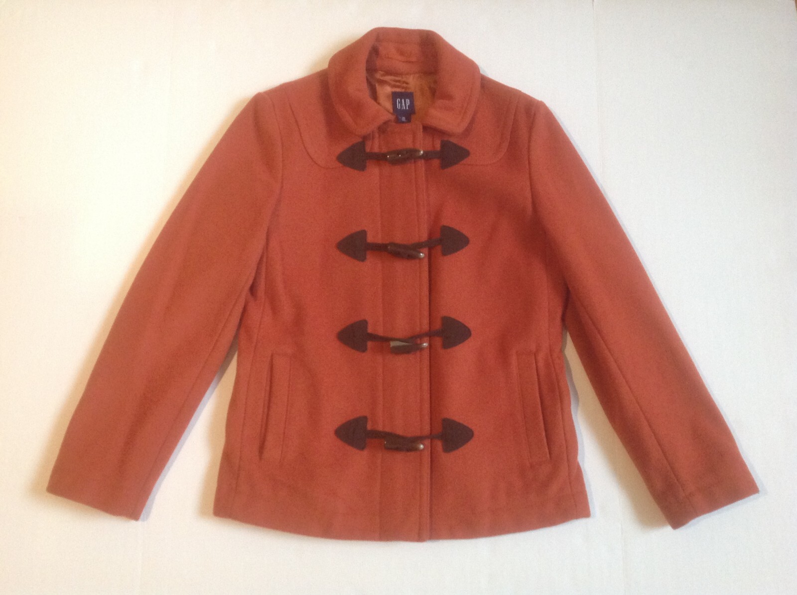 GAP Womens Toggle Button Jacket Peacoat Size XS W… - image 1