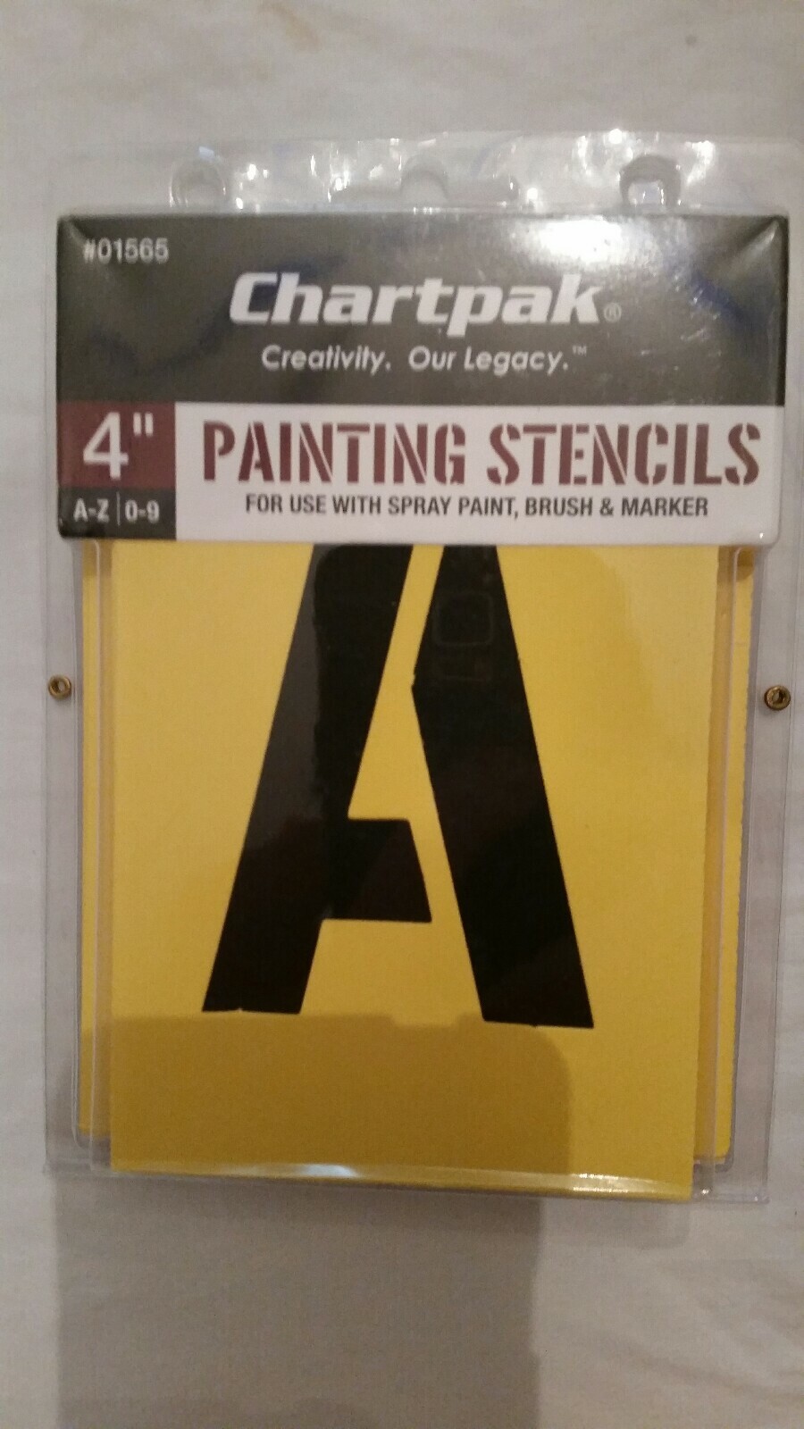 1 Chartpak 01565 4" Painting Stencils AZ 09 NEW!! eBay