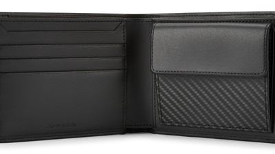 BMW Genuine M Wallet With Coin Holder Black Travel Accessory  