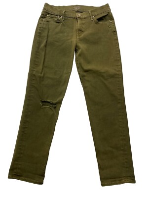 MOTHER The Dropout Blow Out Distressed Denim Jeans Women's Size 25