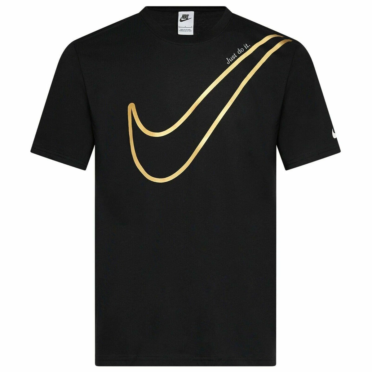 Nike Sportswear Men s Just Do It Short Sleeve Cotton T Shirt Black