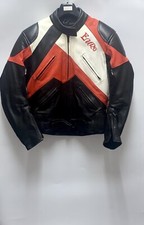 Euro Style Women’s Leather Jacket Detachable Lining Uk 16 -black, Off White, Red