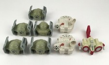 Star Wars 2005 Burger King Toys Lot Of 8 Ships