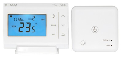Optimum Vibe RF Digital Programmierbarer Raumthermostat Funk Boiler Plus+