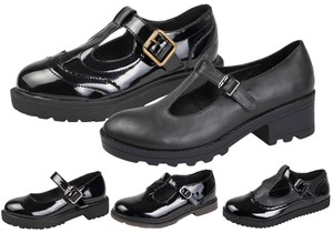 chunky heel school shoes
