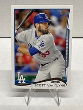 2014 Topps Update Series Card #US-67 Scott Van Slyke Los Angeles Dodgers