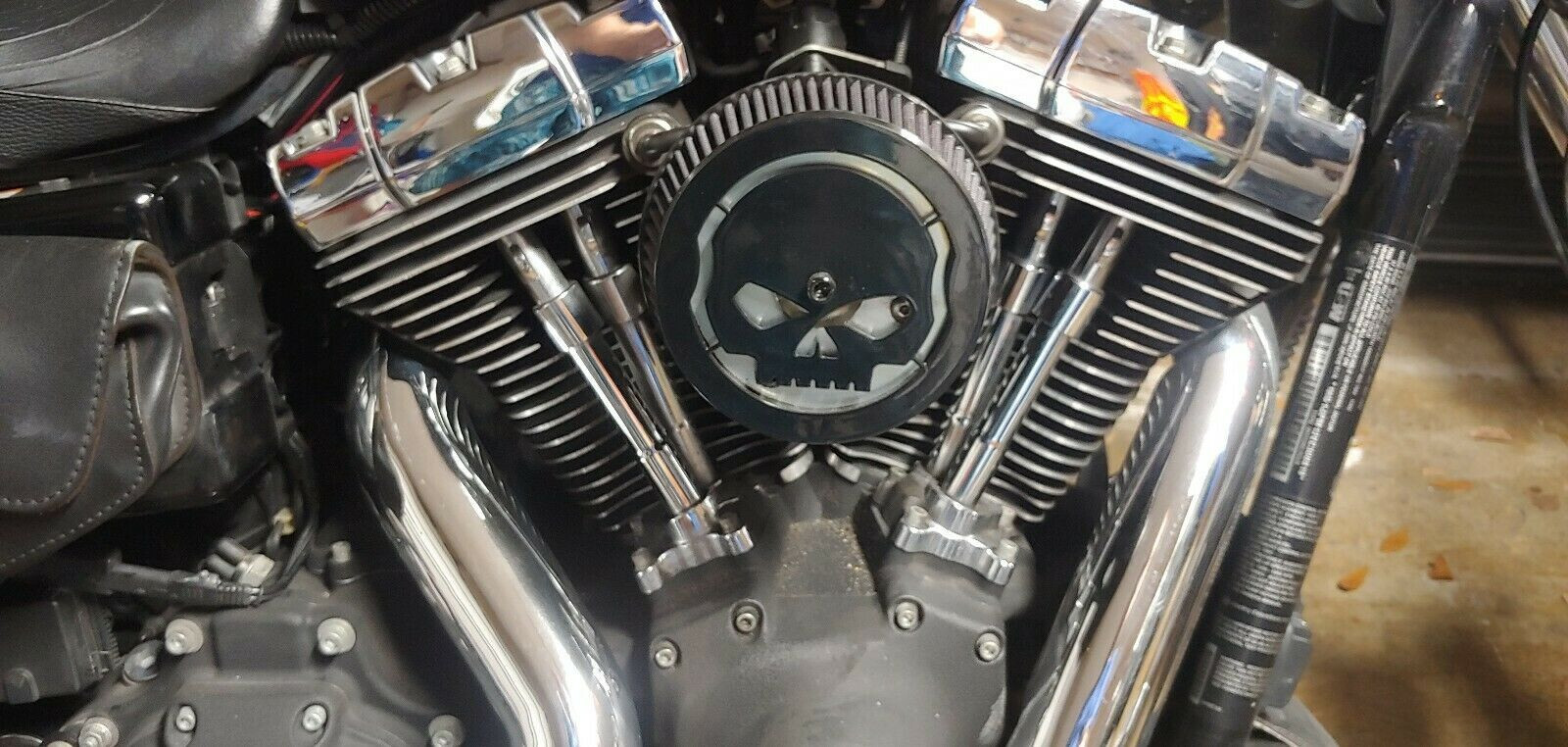 HARLEY DAVIDSON´S SKULL AIR CLEANER COVER DESIGN ORNAMENT eBay