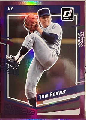 2023 Donruss Baseball Purple Foil  #190 Tom Seaver - New York Mets