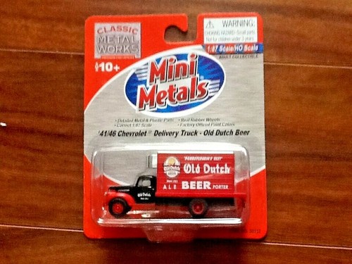 CLASSIC METAL WORKS 1/87 HO 41/46 CHEV DELIVERY TRUCK OLD DUTCH BEER # 30332 F/S | Zustand: New