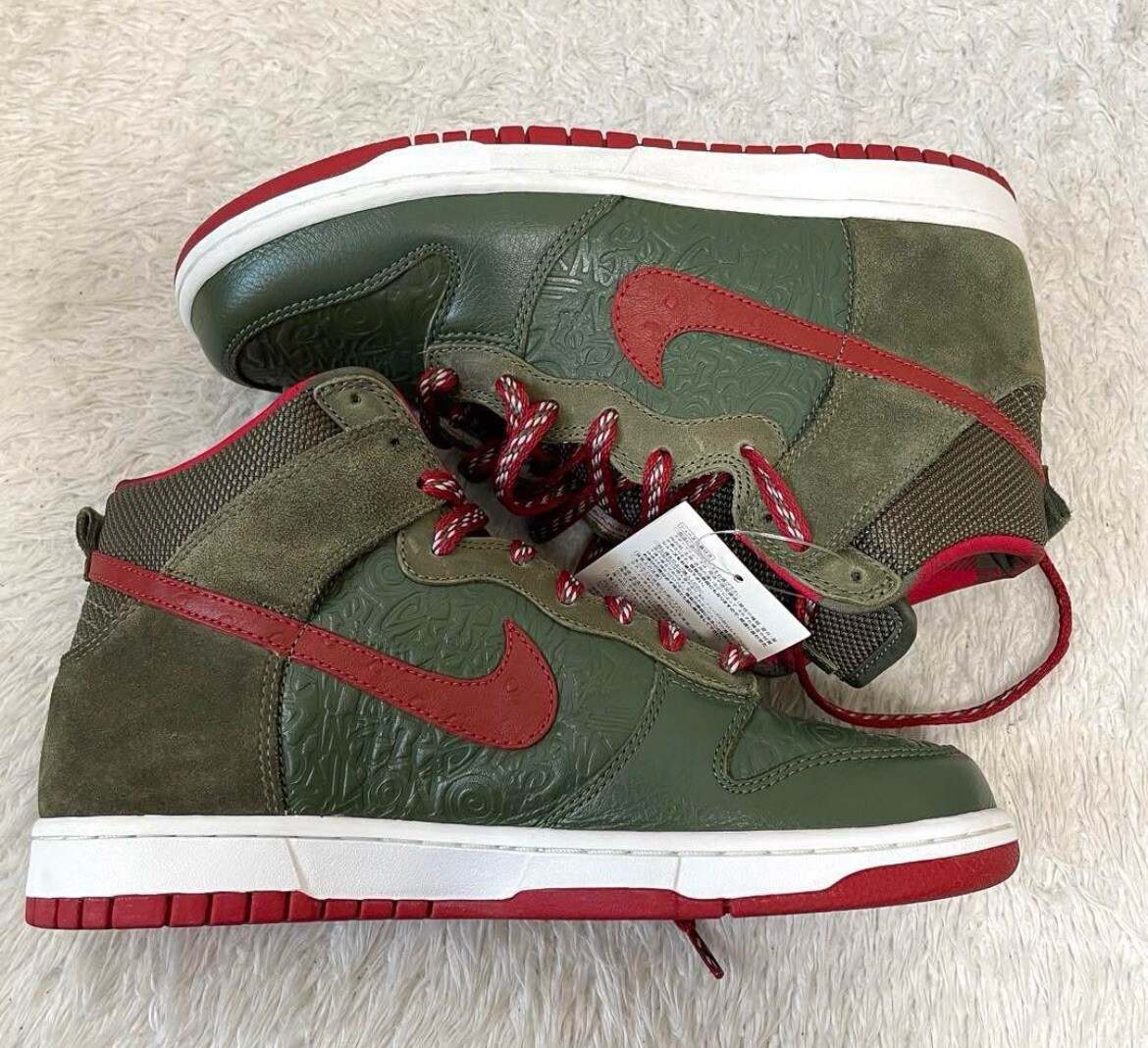 Size 9.5 Stussy x Nike Dunk High World Tour New York 315593 Size 9.5 Stussy x Nike Dunk High World Tour New York 315593