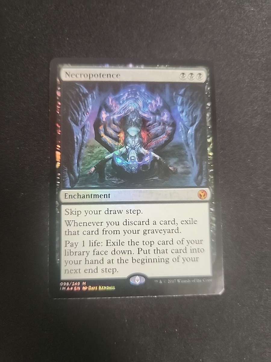 Necropotence Iconic Masters Foil for sale online | eBay