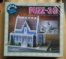 Puzz-3D Catherine Victorian House Jigsaw Puzzle - Wrebbit Toys and Games Vintage