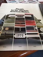 1970 AMC Ambass. Hornet Javelin Rebel Machine AMX Brochure .