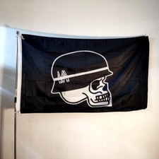 Soldier Pirate Skull Flag Header Banner Halloween Theme Outdoor Decor 90x150cm