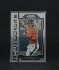 2021 Panini Prizm Football New Recruits Justin Fields Rookie Card #NR-4 RC Bears