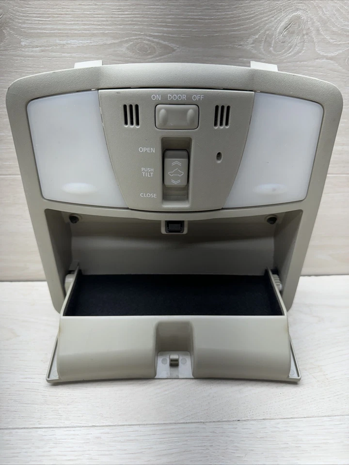 Nissan Murano 2009-2013 techo superior consola interior domo claro beige envío Qik Foto 4 de 4