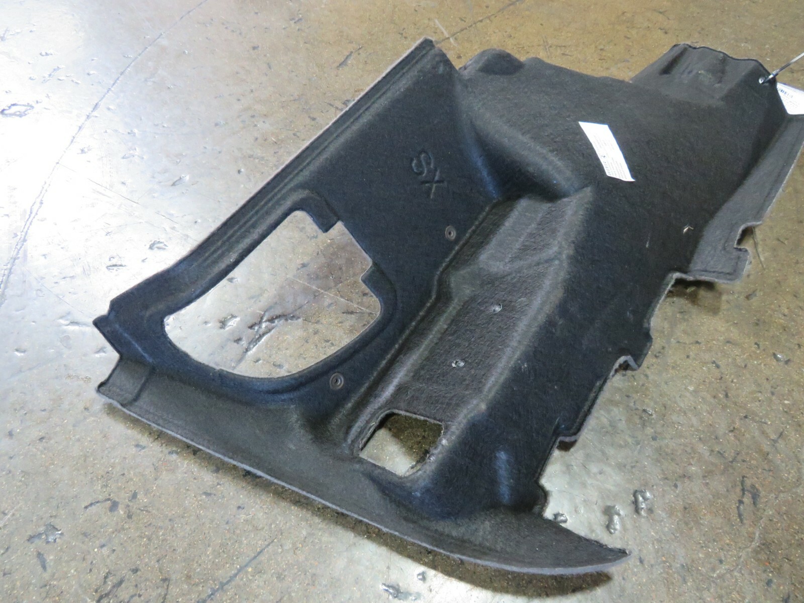 Ferrari California, LH, Left, Side Trunk Carpet, Used, P/N 82850100