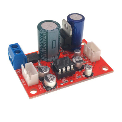 NE5532 Dynamic Microphone Stereo Preamp Amplifier Board DIY DC9-24V AC8-16V