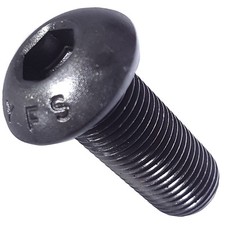 10-24 x 2" Button Head Socket Cap Screws Black Oxide Alloy Steel Qty 25