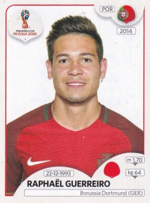 Panini Fifa World Cup 2018 Sticker Nr. 120 Raphael Guerreiro