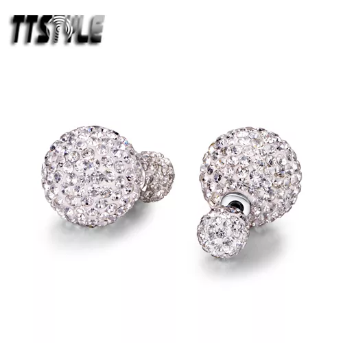 Swarovski surgical shop steel earrings