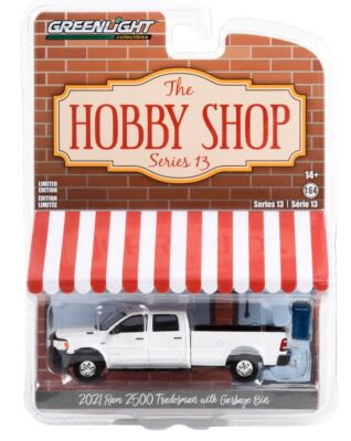 2021 Dodge Ram 2500 Tradesman + Garbage Bin *** Greenlight  1:64