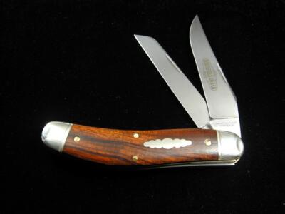 GREAT EASTERN GEC NORTHFIELD DESERT IRONWOOD BAYOU TRAPPER KNIFE
