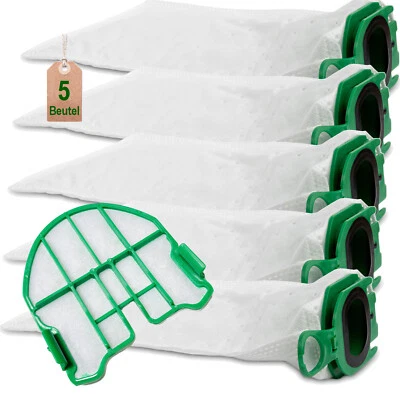 PUMATEC Staubsaugerbeutel Filter kompatibel mit Vorwerk Kobold VB 100 EBB 100 - FP100