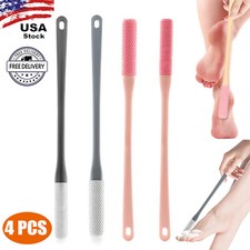 4x Long Handle Silicone Foot Brush Shower Toe Space Cleaning Brush Foot Scrubber