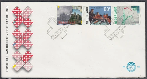 Netherlands Scott 671-3 FDC - Various Anniversaries