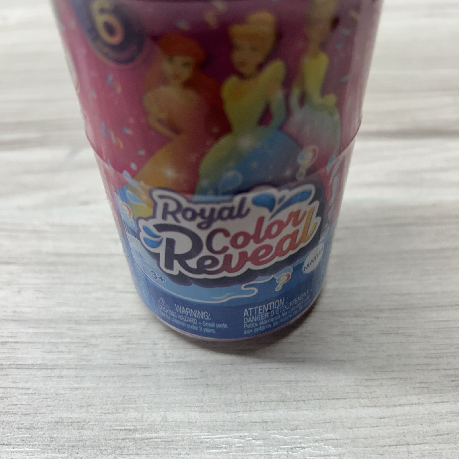 Disney Princess by Mattel, Royal Color Reveal Doll with 6 Unboxing ...