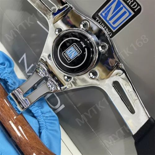 ND Car Styling Wooden Steering Wheel Classic D Shape Racing Steering Wheel#NARDI - Picture 3 of 7