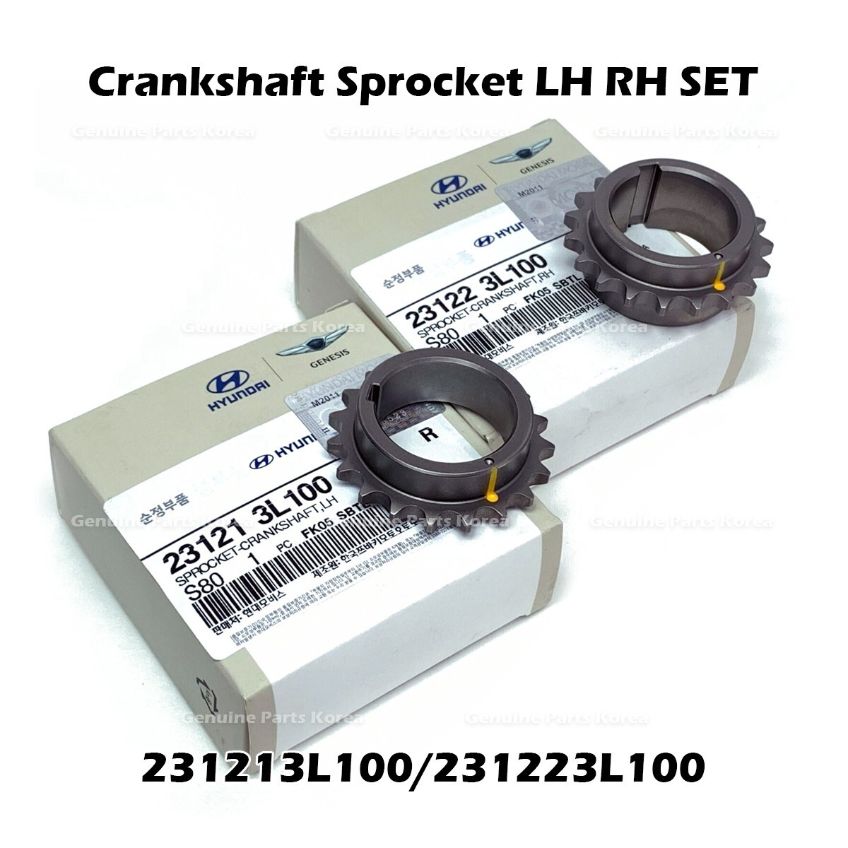 ⭐Genuine⭐ Crankshaft Sprocket LH RH SET 231213L100 231223L100