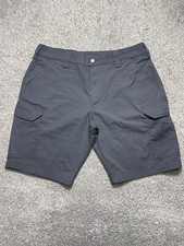 Lincoln Ripstop Shorts Mens 36 Gray Cargo Utility Work