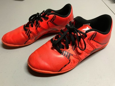 Adidas indoor soccer shoes - size 6, neon orange | eBay