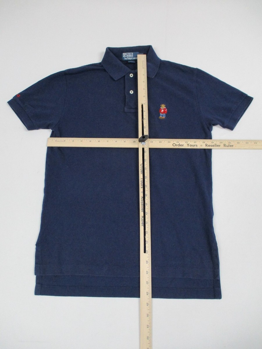 Polo by Ralph Lauren 野球ボール Polo Bear Polo Ralph Lauren Polo Bear RL13 Polo Shirt Men's Small Blue