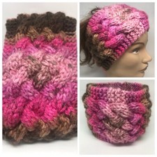 Handmade Winter Cable Knit Headband Ear Warmer Headwarmer
